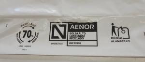 Bolsas camiseta 35 x 50 cm-Paq.100 ud.-70%recicladas-GALGA 200