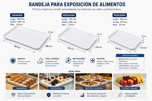 Bandeja plana expositora Nº3 38 cm