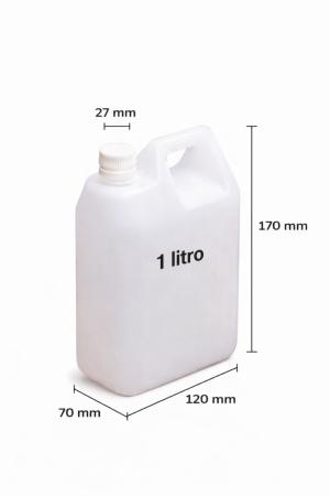 Bidon 1 litro rectangular