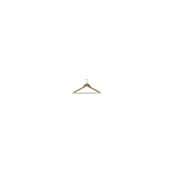 Percha madera con barra -lote 3ud-