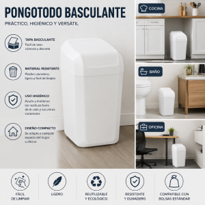 Pongotodo basculante 15 litros Medidas : 280x220x4000 mm